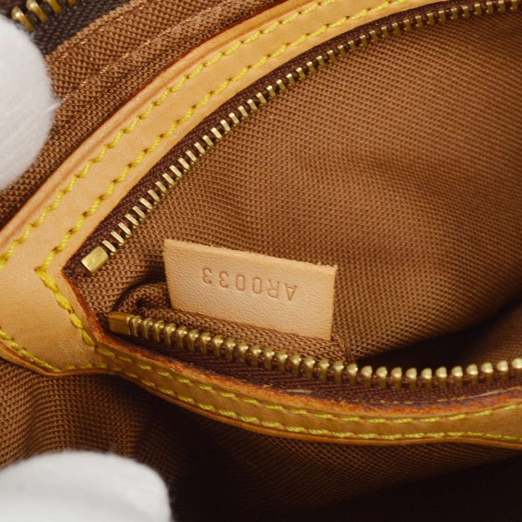 Louis Vuitton Trotteur Handbag Brown Canvas Good - Box View
