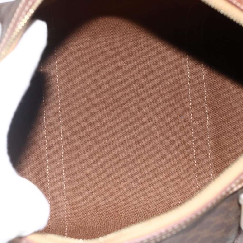Celine Macadam Handbag Brown Canvas Good - Box View