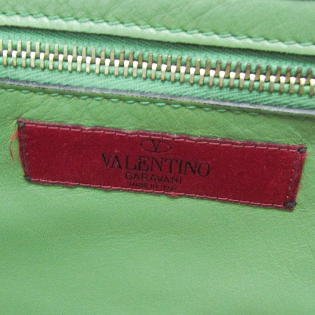 Valentino Garavani Rockstud Tote Red Leather Good - Model View
