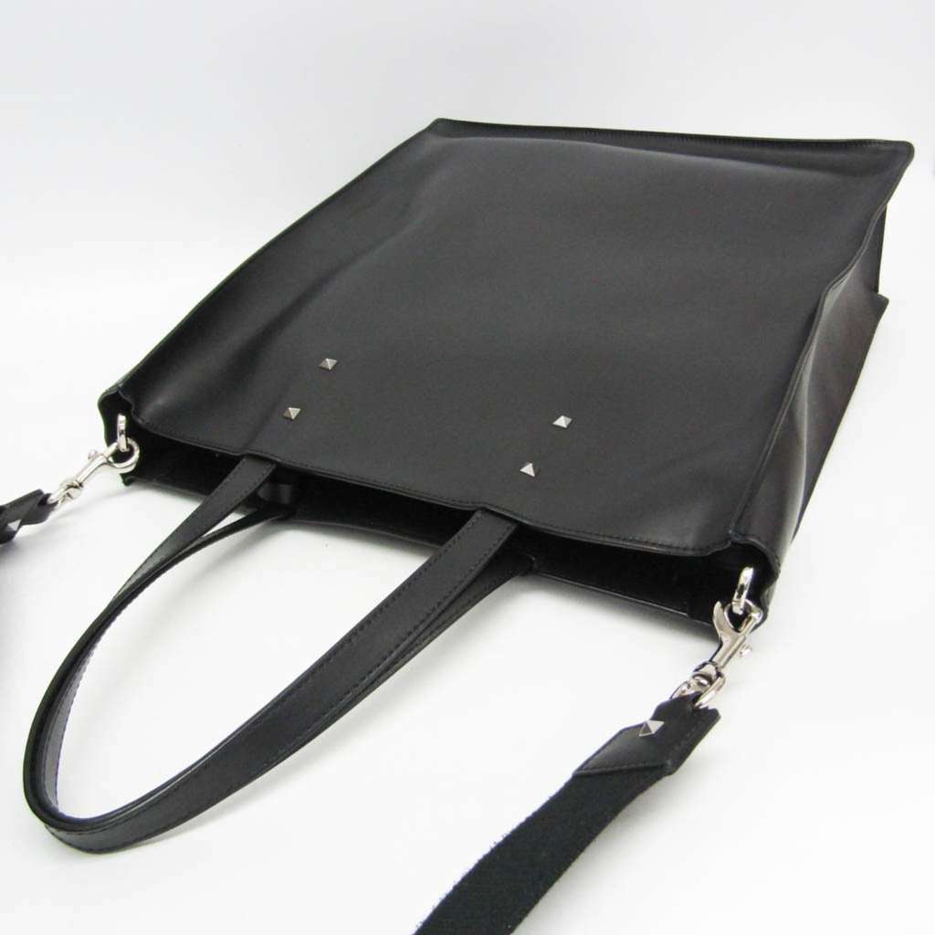 Valentino Garavani VLTN Tote Black Leather Good - Box View