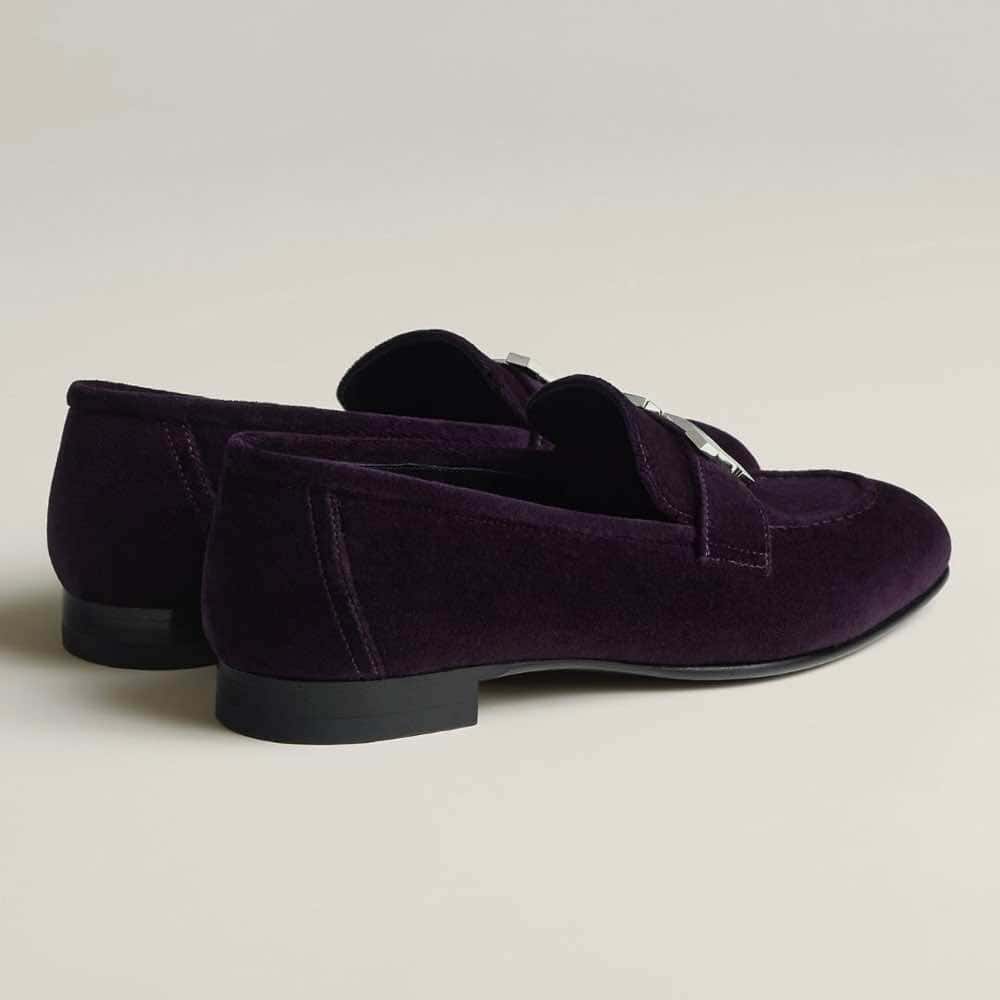 Hermès Paris Purple Velvet Never worn - Inside View
