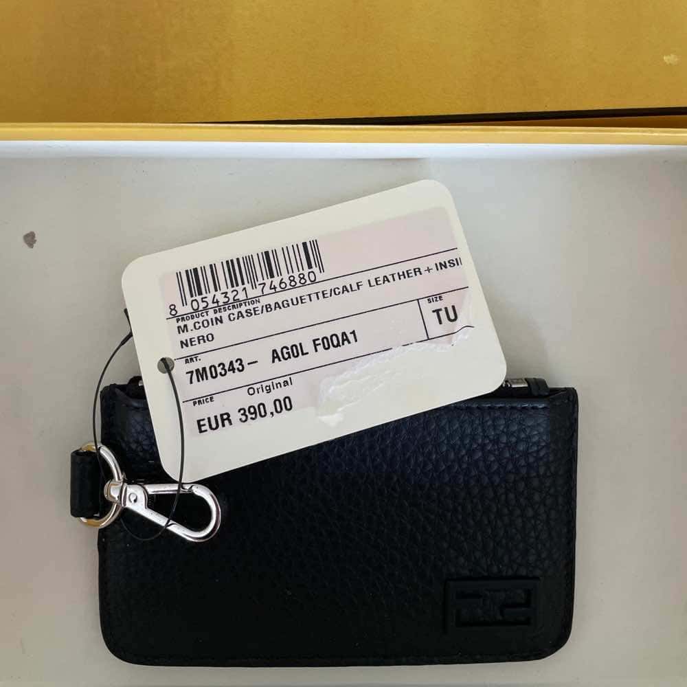 Fendi Baguette Black Leather Never worn, with tag - Box View