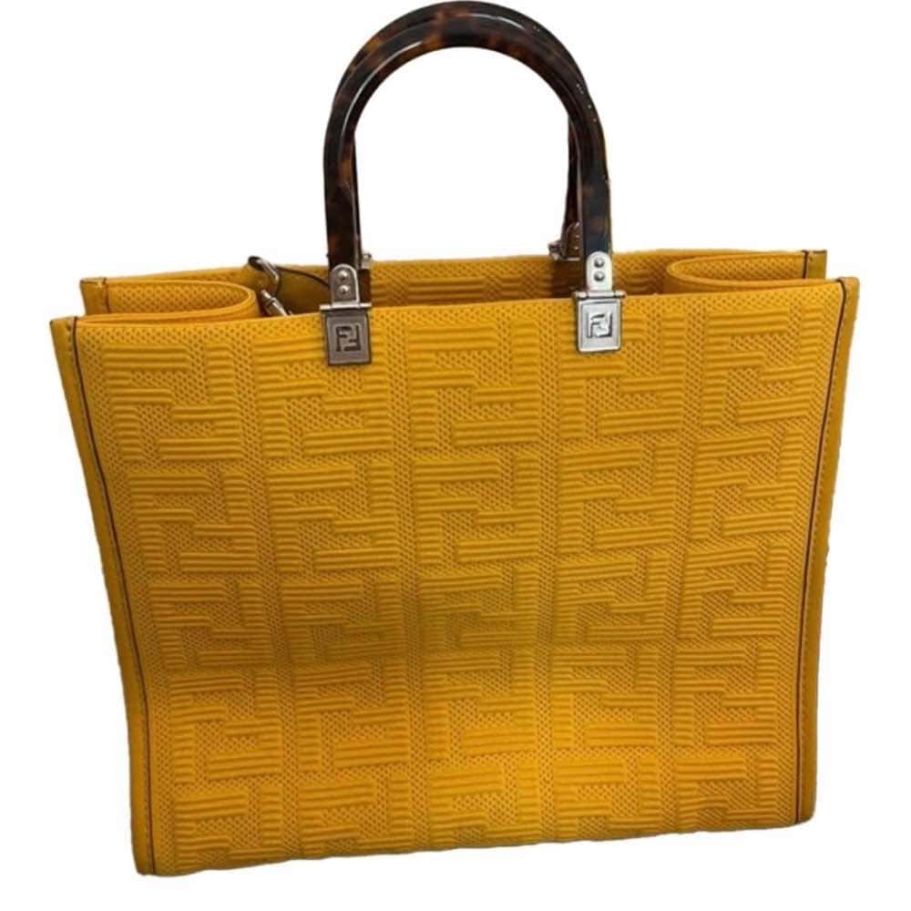 Fendi Sunshine Yellow Canvas Very good - Front View