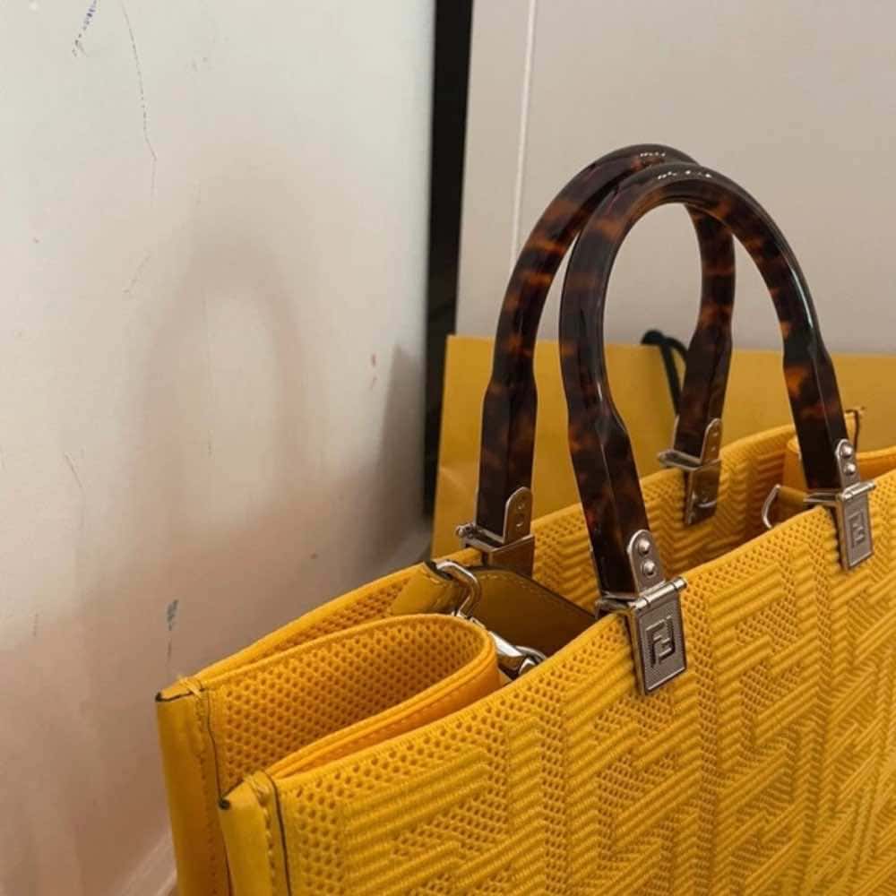 Fendi Sunshine Yellow Canvas Very good - Box View