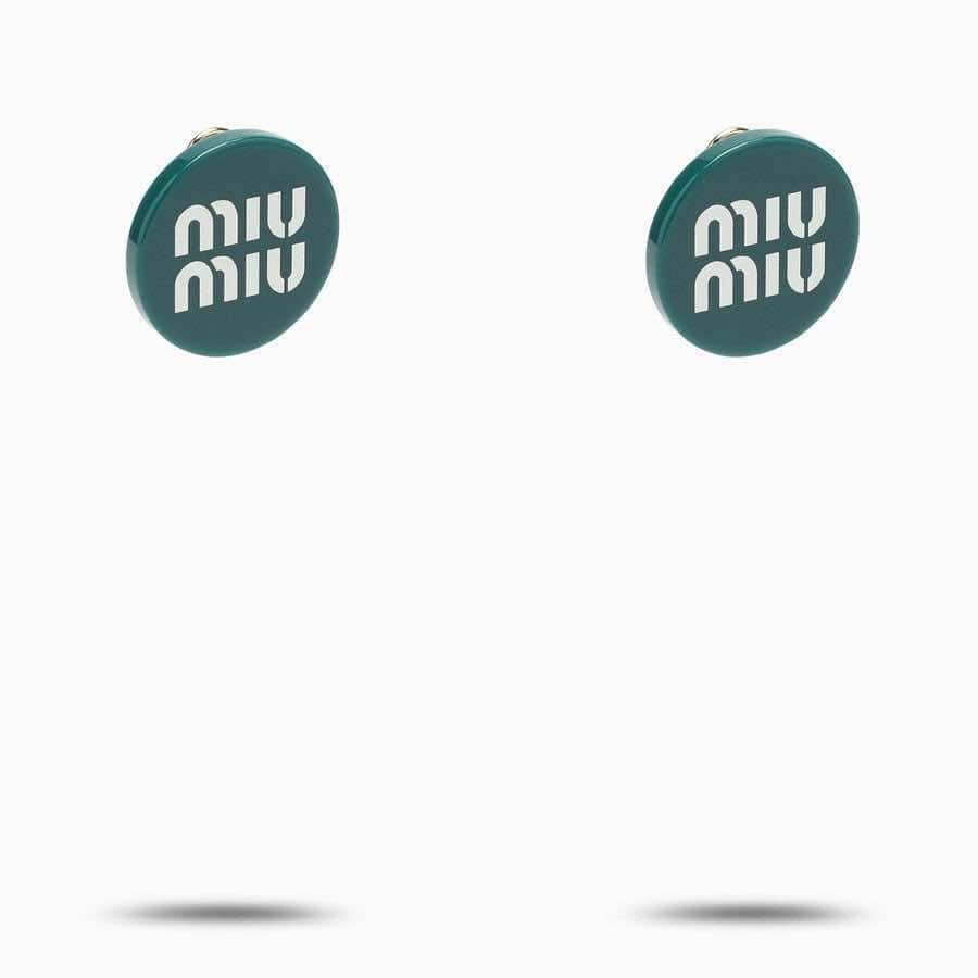 Miu Miu Product Green Plastic Never worn, with tag - Back View