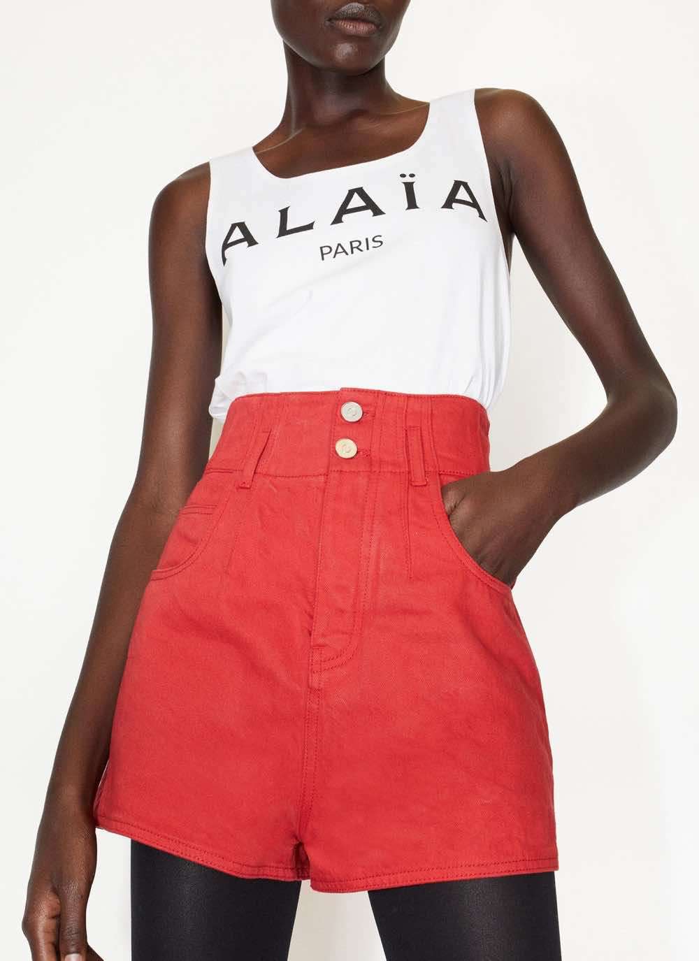 Alaïa Product White Cotton Never worn, with tag - Model View