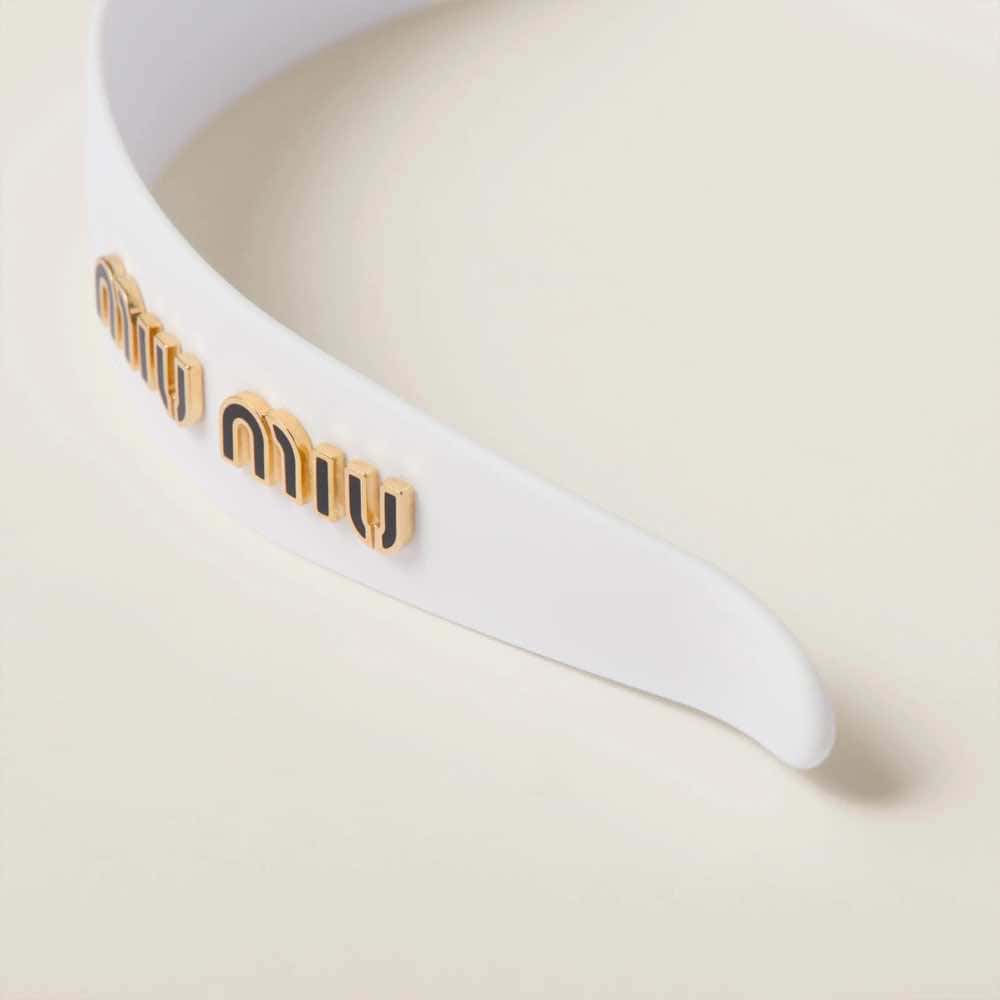 Miu Miu Product White Plastic Very good condition - Back View