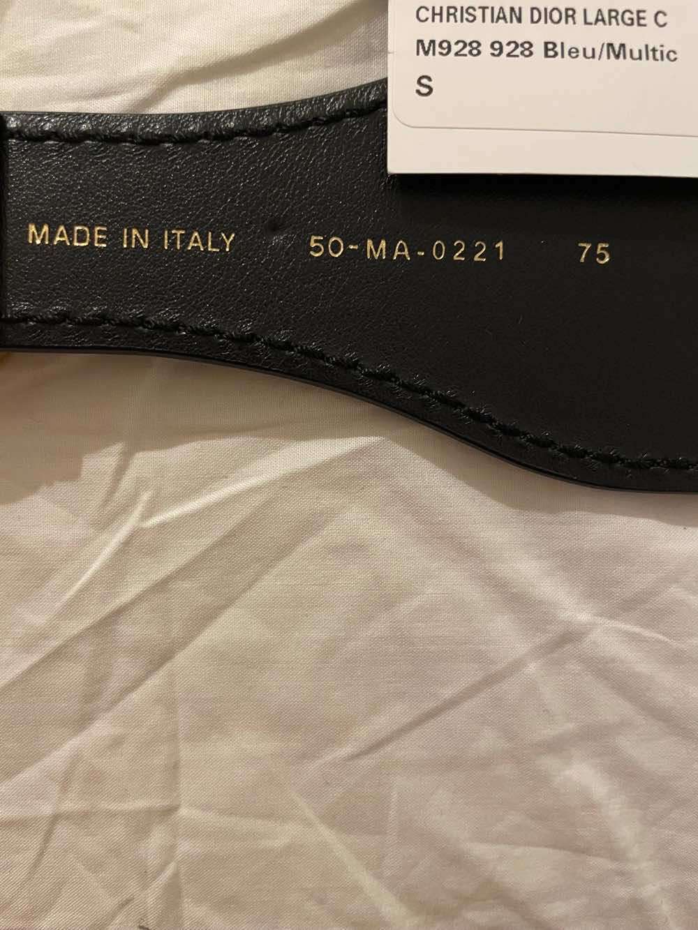 Dior Tote belt Navy Canvas Never worn, with tag - Model View