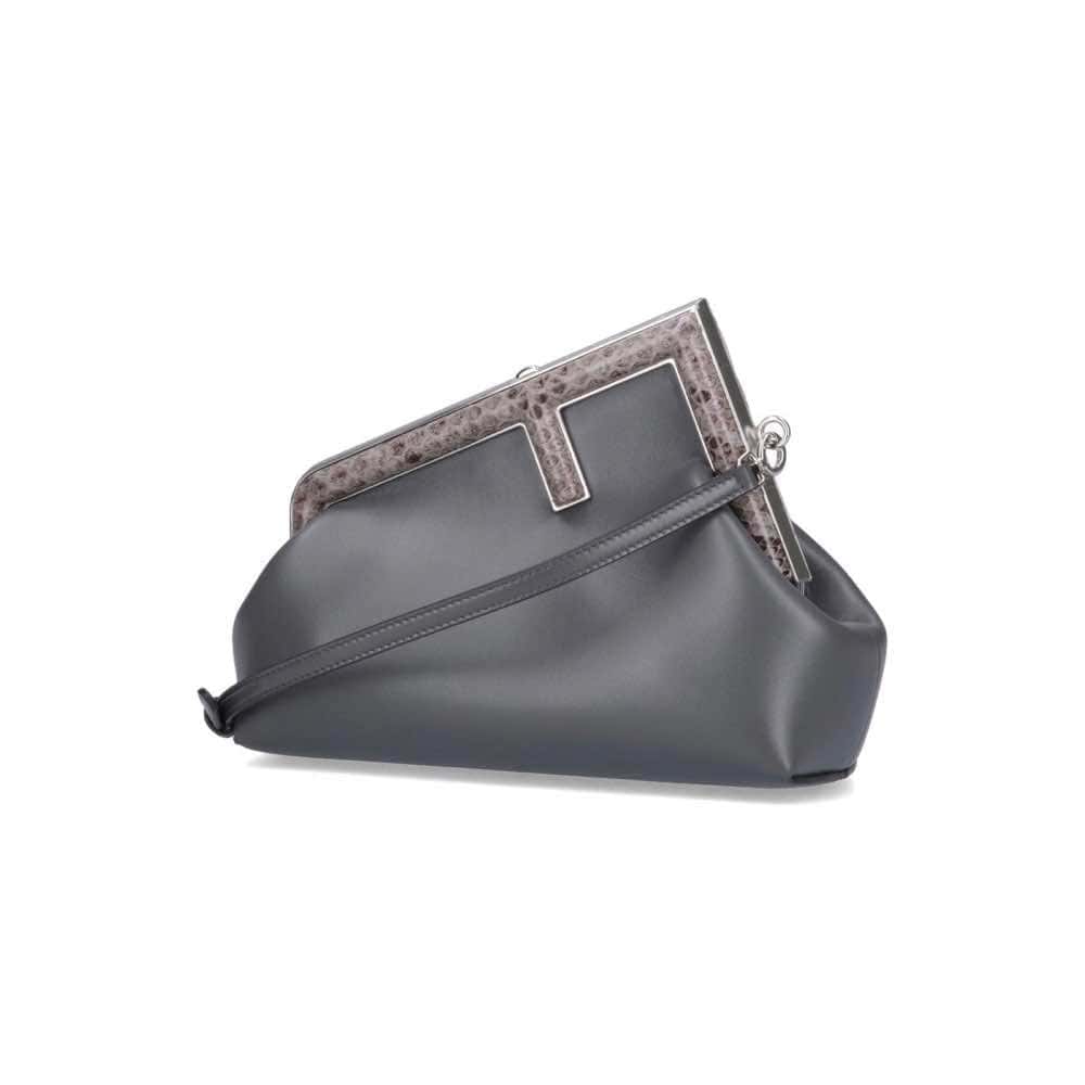 Fendi First Grey Leather Never worn, with tag - Front View