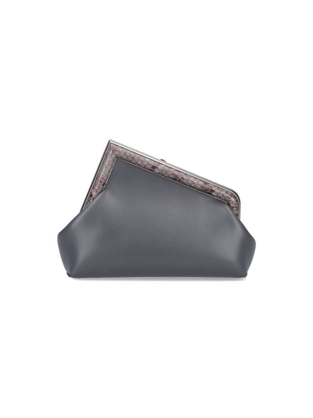 Fendi First Grey Leather Never worn, with tag - Inside View