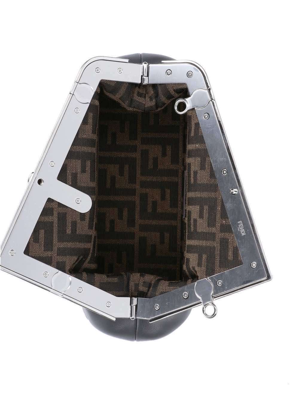 Fendi First Grey Leather Never worn, with tag - Model View