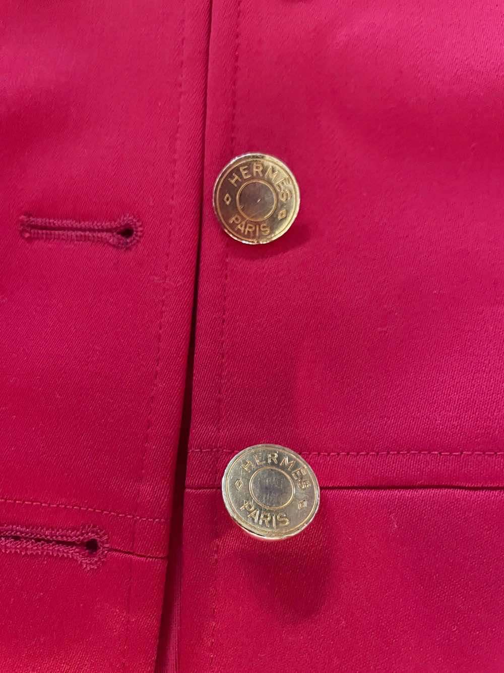 Hermès Équestre Red Wool Good condition - Box View