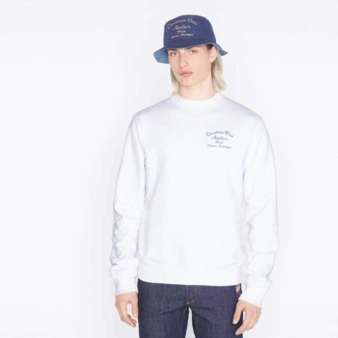Dior Bob Blue Cotton Never worn, with tag - Model View