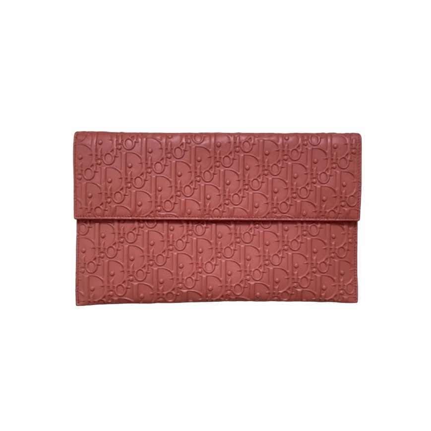 Dior Oblique Pink Leather Very good - Front View