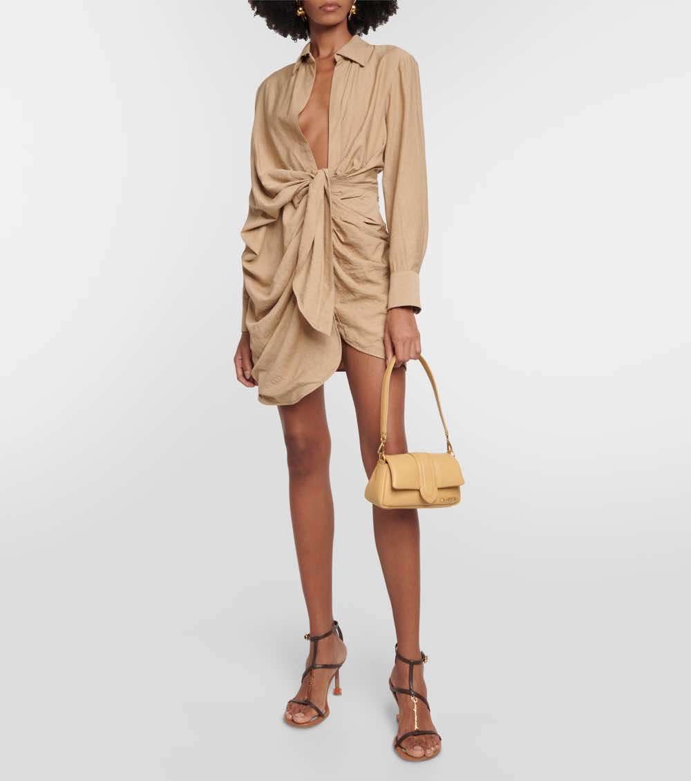 Jacquemus Le petit Bambimou Beige Leather Never worn, with tag - Box View