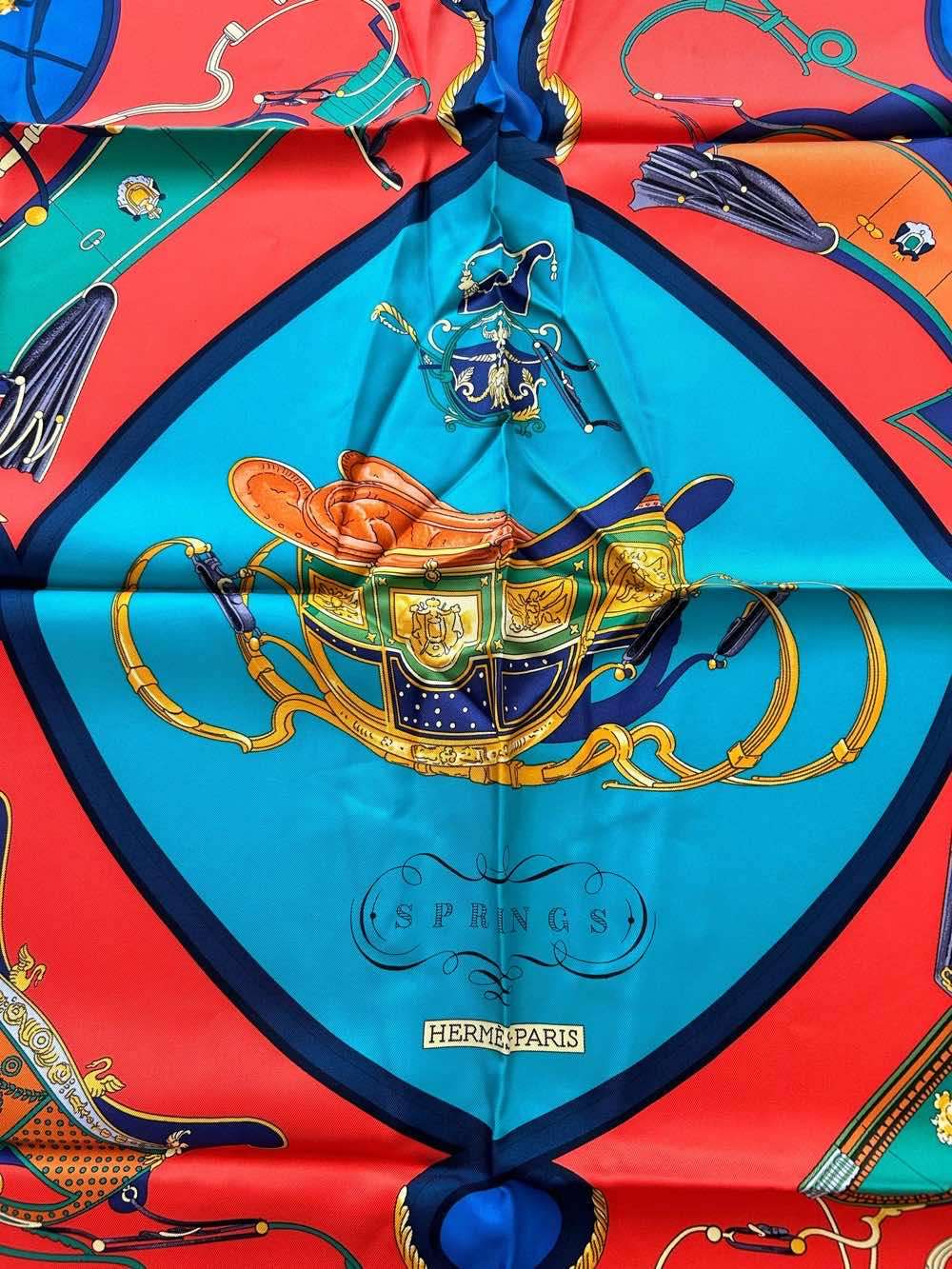 Hermès Springs MultiColor Silk Very good condition - Inside View