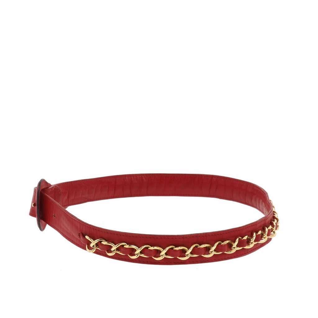 Chanel Red leather Red Leather Very good - Model View