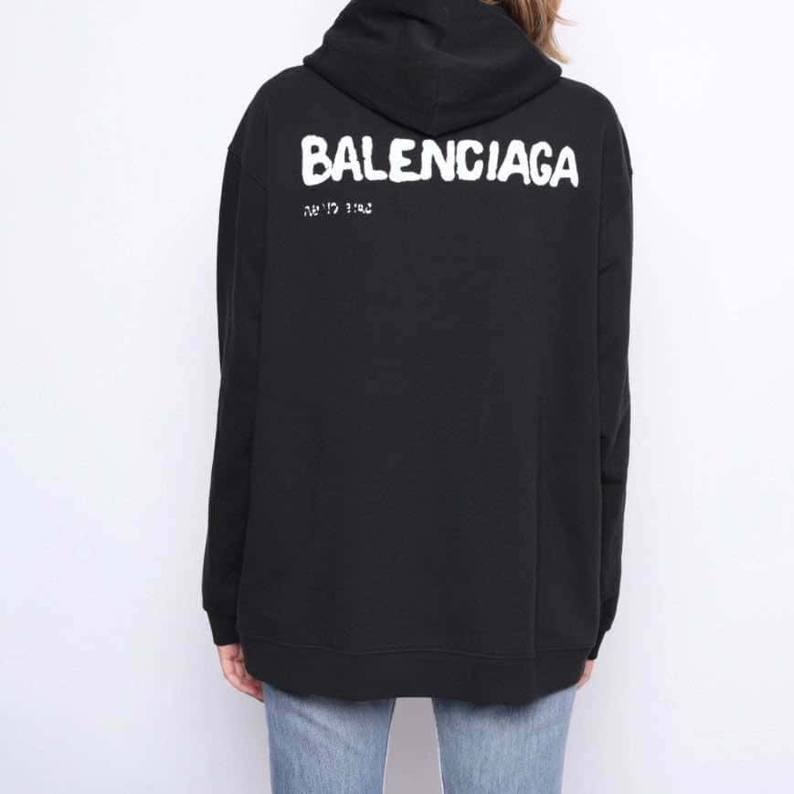Balenciaga Black and whit. oversized cut Black Cotton Never worn, with tag - Inside View