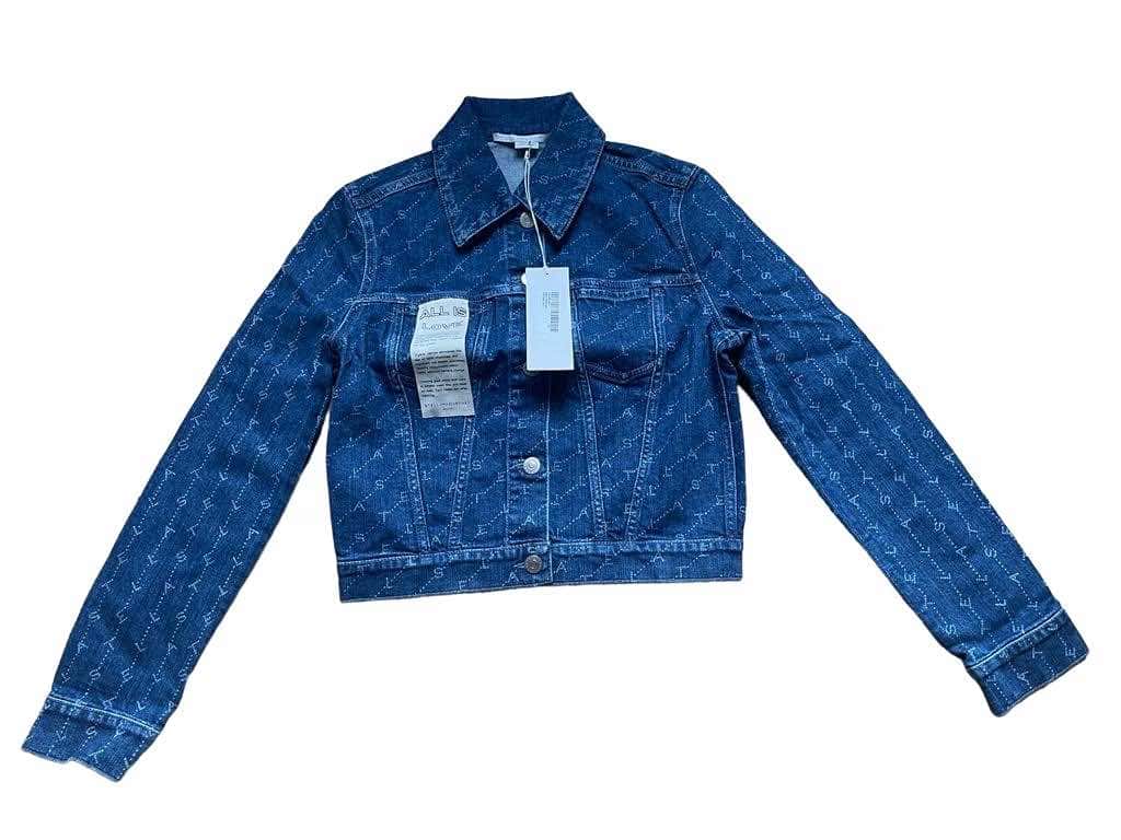 Stella McCartney Denim Jacket Navy Denim Never worn, with tag - Inside View