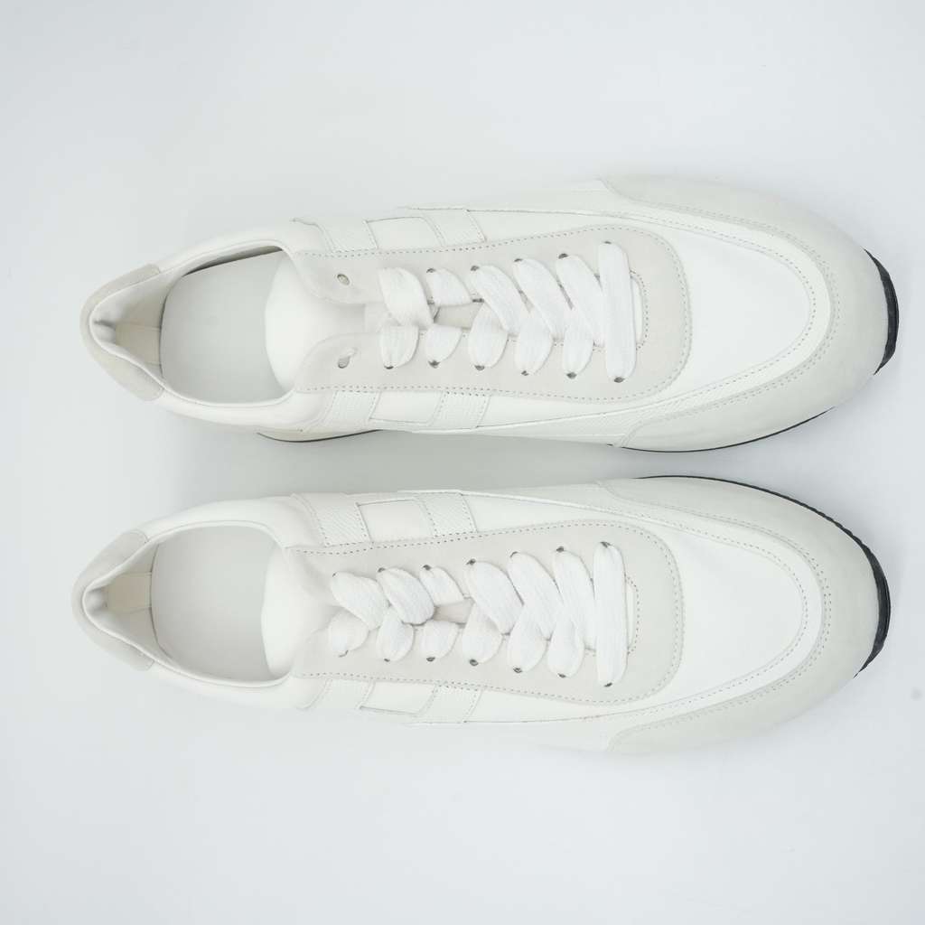Hermès Jet sneaker White Size:44 White Good - Box View