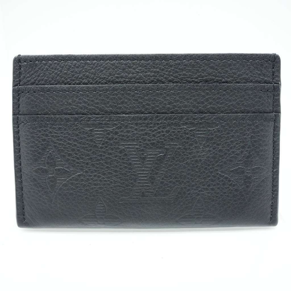 Louis Vuitton Card Holder G65 Black M81415 Black Leather Good condition - Back View