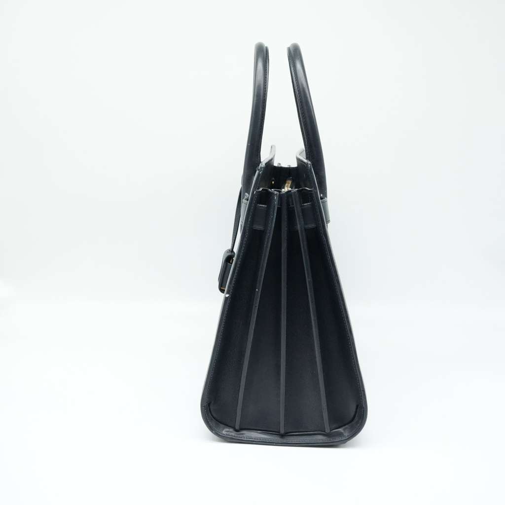 Saint Laurent Sac De Jour In Smooth Leather Small Noir Tote37829902G9W1000 Black Fair - Inside View