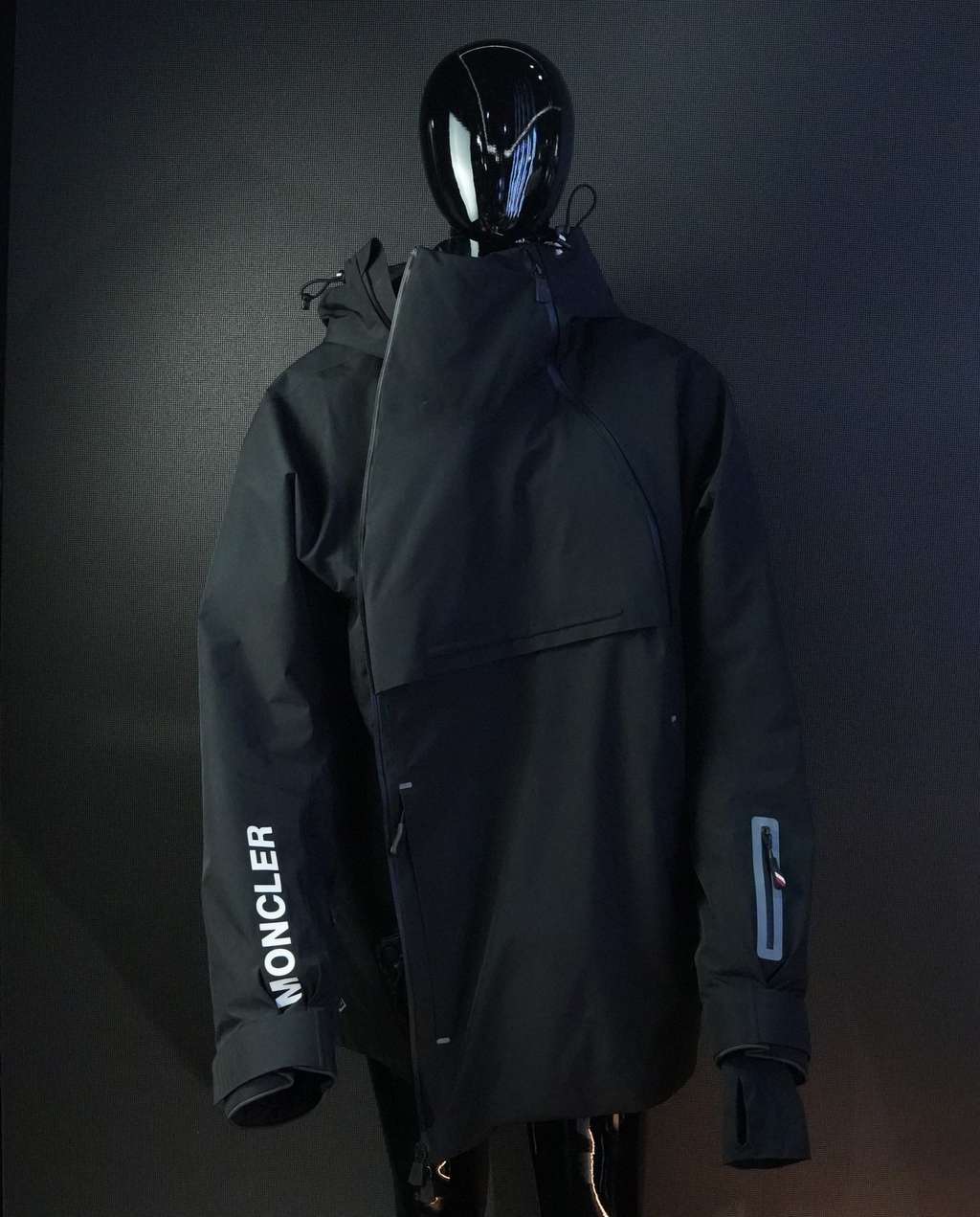 Moncler Grenoble Staz GORE-TEX Ski Jacket Black Size M Black Good condition - Back View