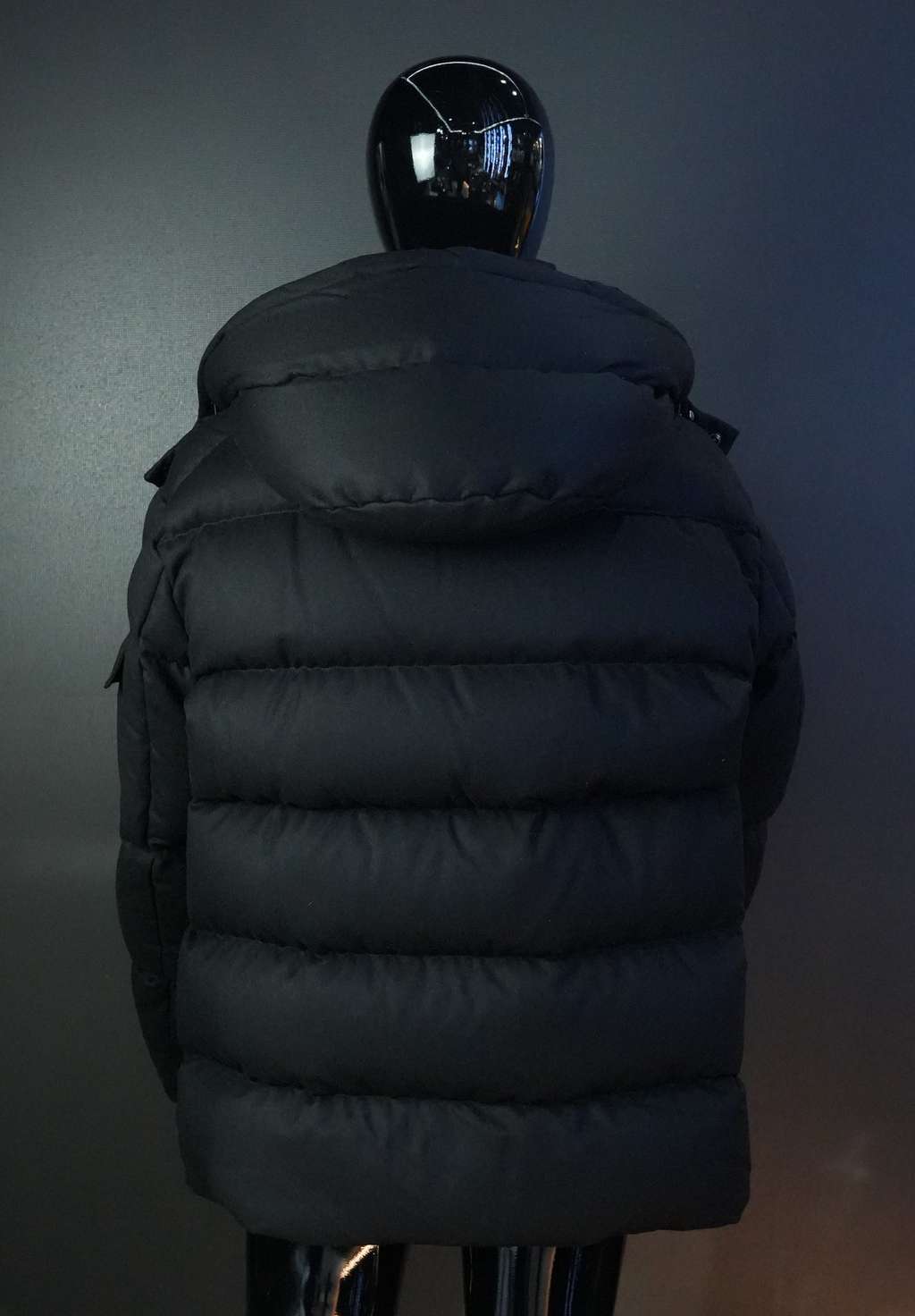 Moncler Vezere Puffer Jacket Black Size 4 Black Wool Good condition - Inside View
