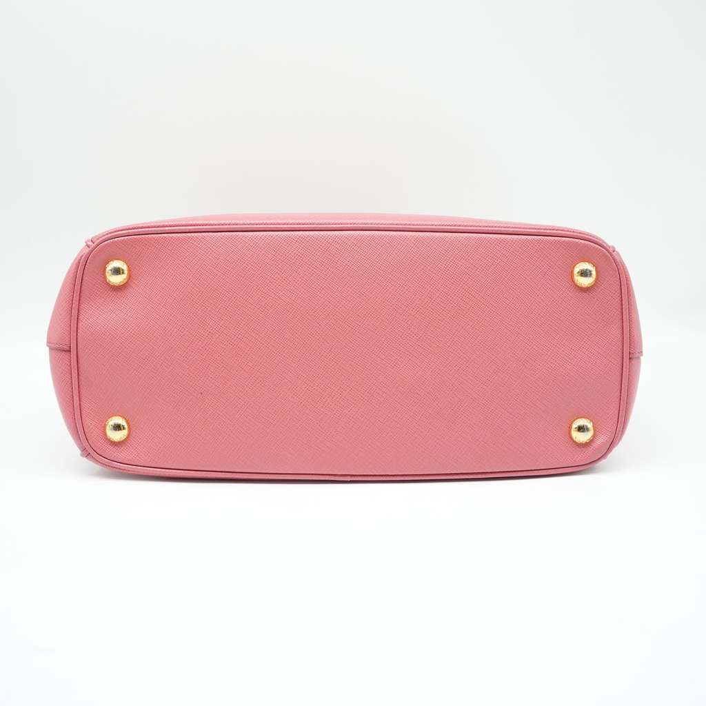 Prada Saffiano Lux Leather Medium Galleria Tote Pink Pink Fair - Box View