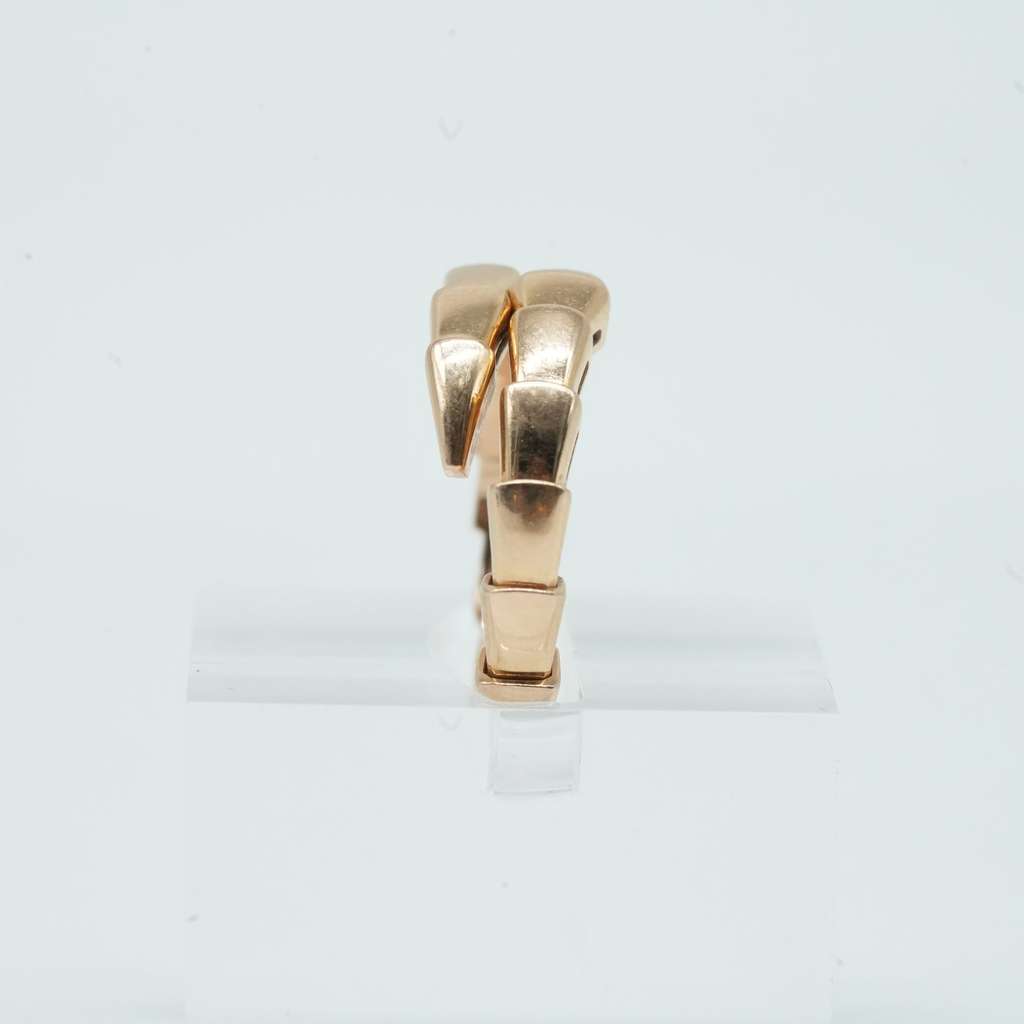 Bvlgari Ring 18K Pink Gold 5.5 M Size 7R3PMM 6.45g 1231VI Gold Rose Gold Good - Back View
