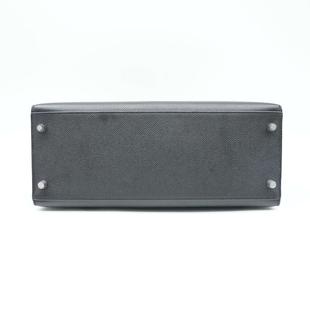 Hermès Kelly 28 Black Stamp D(2019) Black Good - Box View