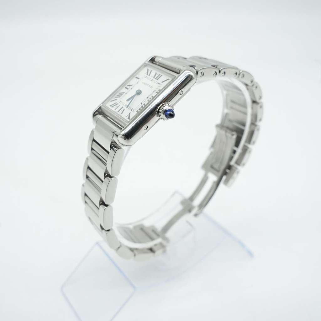 Cartier Tank Must De Watch Small Model Silver Stainless steel Fair - Inside View