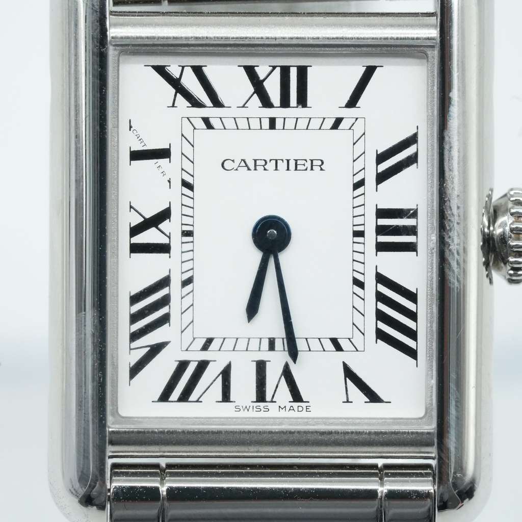 Cartier Tank Must De Watch Small Model Silver Stainless steel Fair - Model View