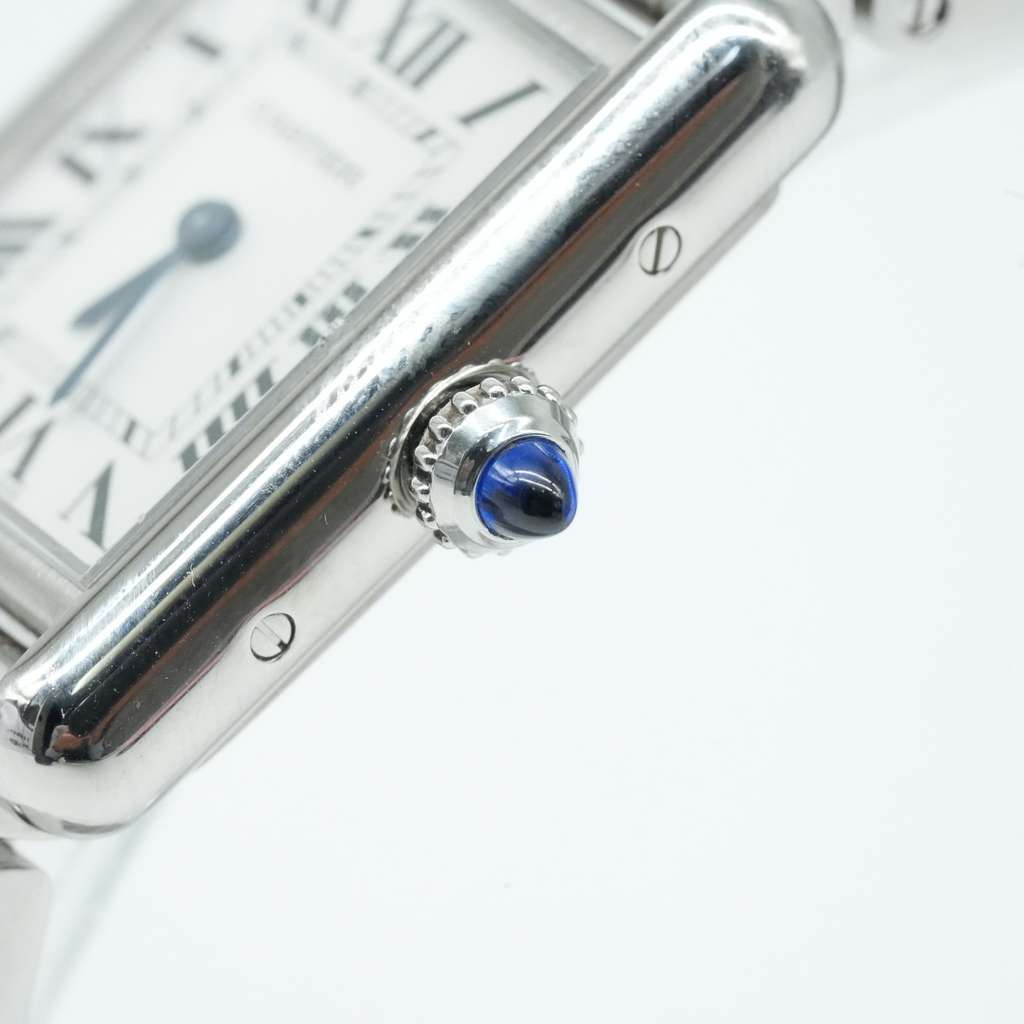 Cartier Tank Must De Watch Small Model Silver Stainless steel Fair - Box View