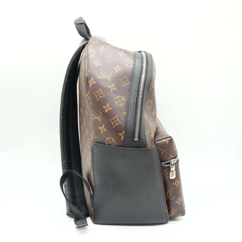 Louis Vuitton Discovery Backpack PM Monogram Macassar Canvas M46684 Brown Good - Back View