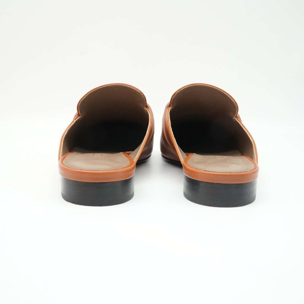 Hermès Women's Loafers Brown Size 36 DB/BO Brown Leather Fair condition - Box View