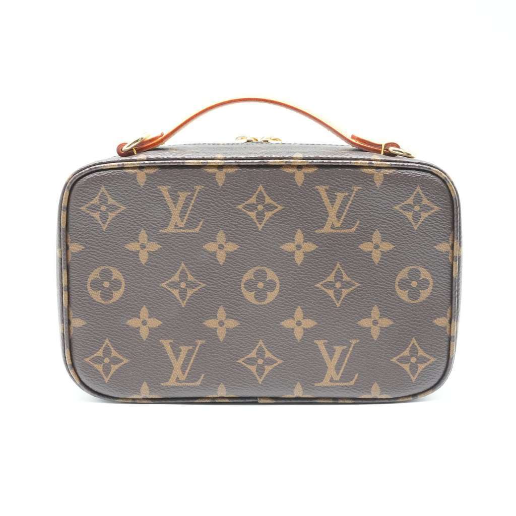 Louis Vuitton Utility Monogram Canvas Crossbody Shoulder Handbag M80446 Brown Fair - Back View