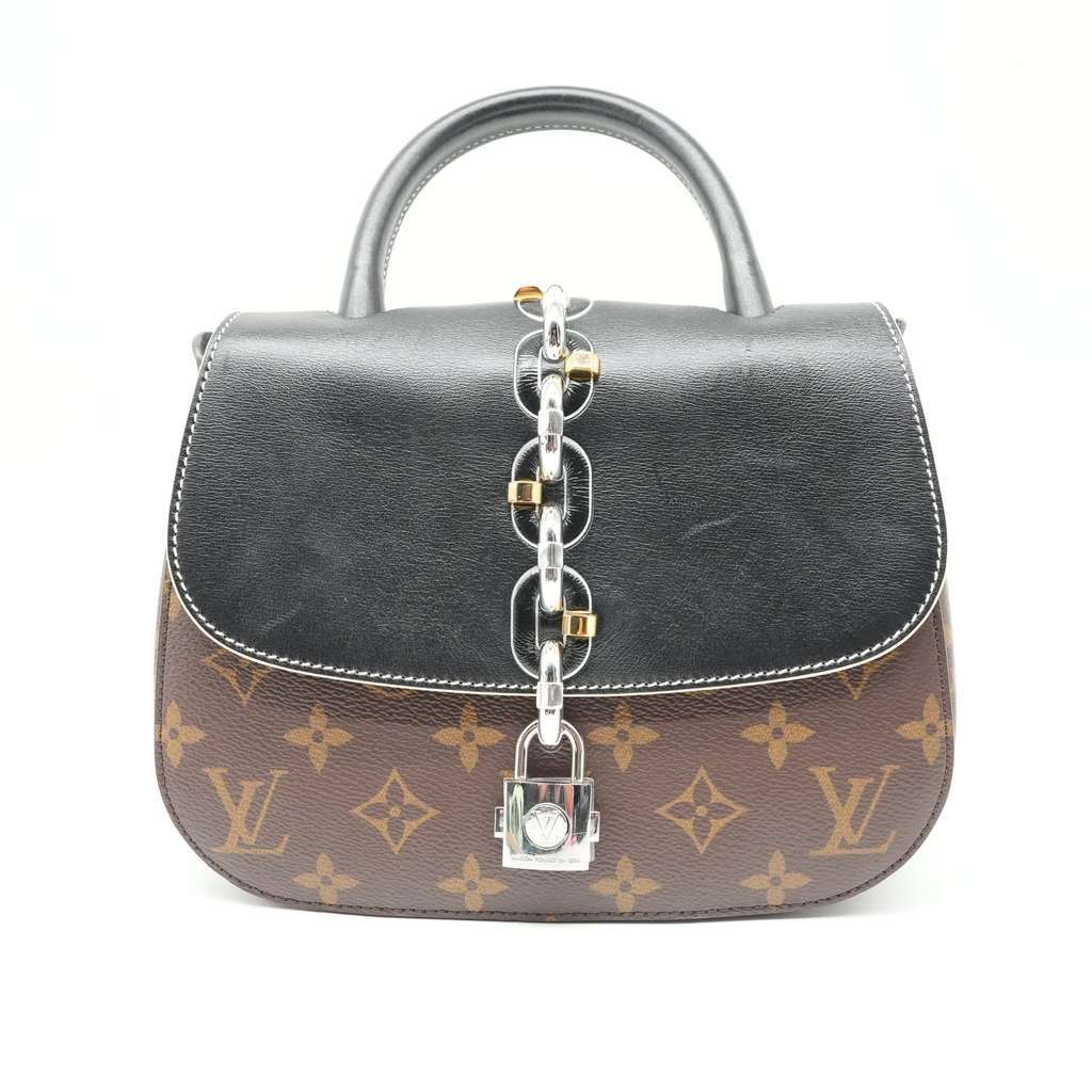 Louis Vuitton Chain It Handbag Monogram PM Shoulder Bag M44115 Brown Fair - Front View