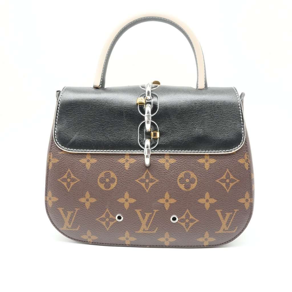 Louis Vuitton Chain It Handbag Monogram PM Shoulder Bag M44115 Brown Fair - Back View