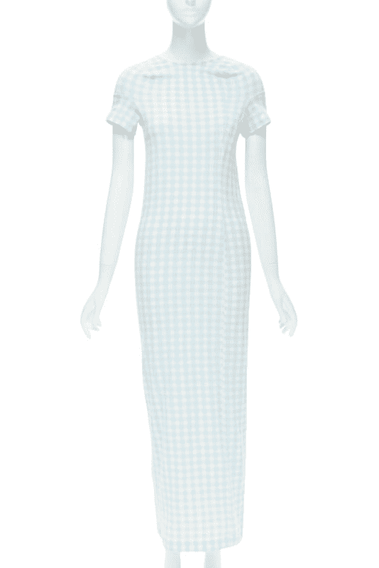 Comme Des Garcons Lumps Bumps Dress Blue Never worn - Front View
