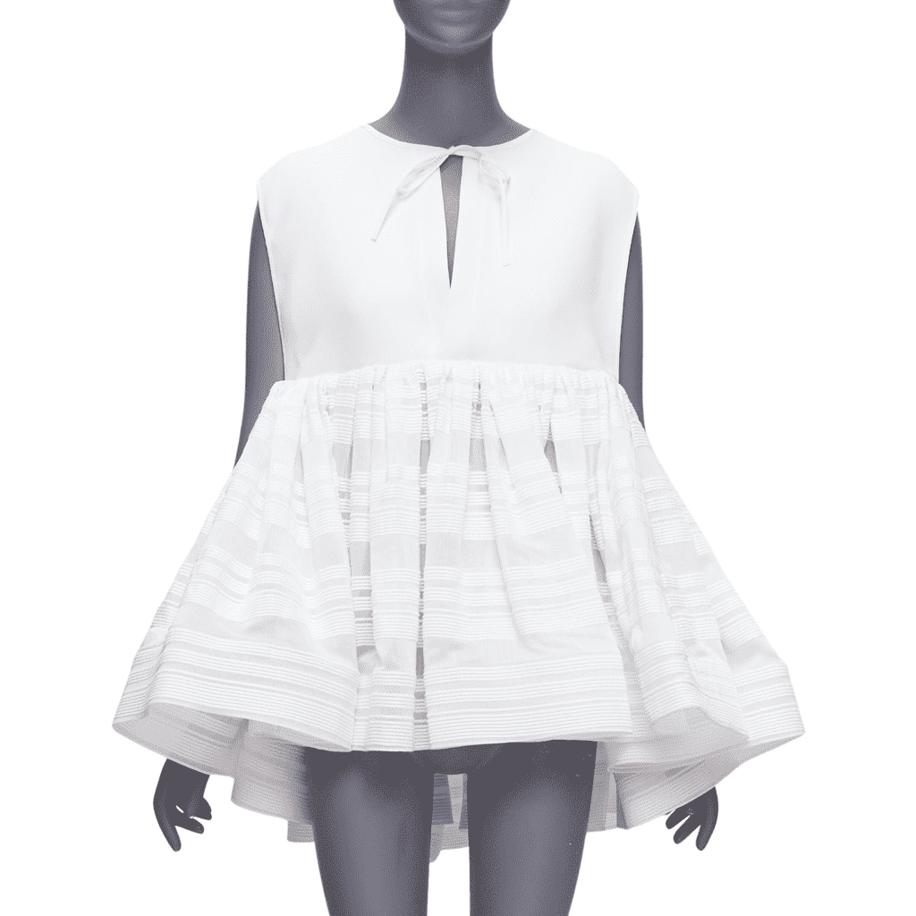 Maticevski Escapism White Polyester Never worn, with tag - Front View