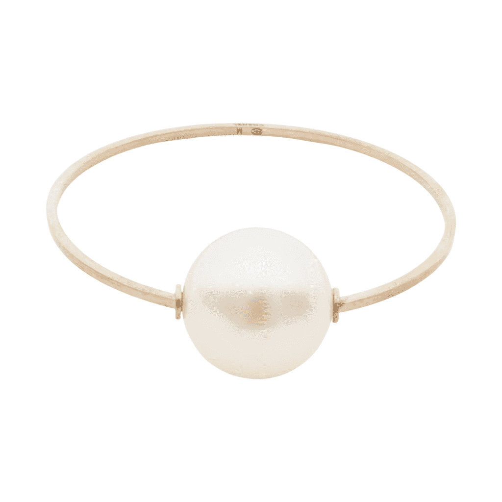 Chanel Orbital XL Pearl Bangle Beige Pearl Very good - Front View