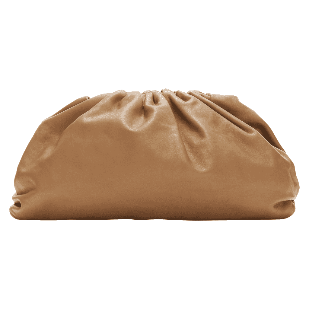 Bottega Veneta The Pouch Brown Leather Never worn - Front View