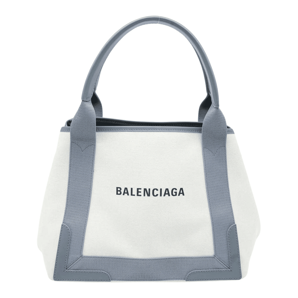 Balenciaga Navy XS Grey Cabas Bag Grey Fair condition - Front View