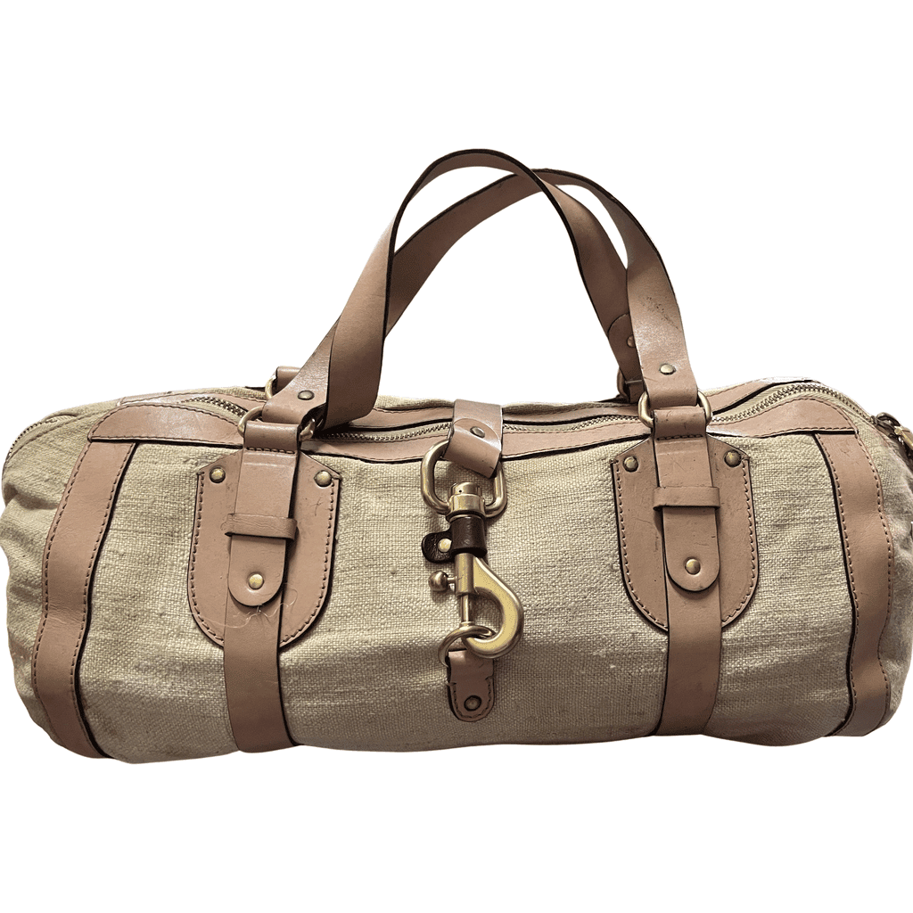 Chloé Kerala Bag Brown Canvas Very good condition - Front View