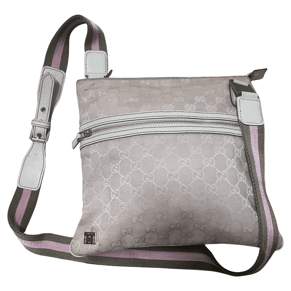 Gucci GG Monogram Pink Canvas Very good condition - Front View