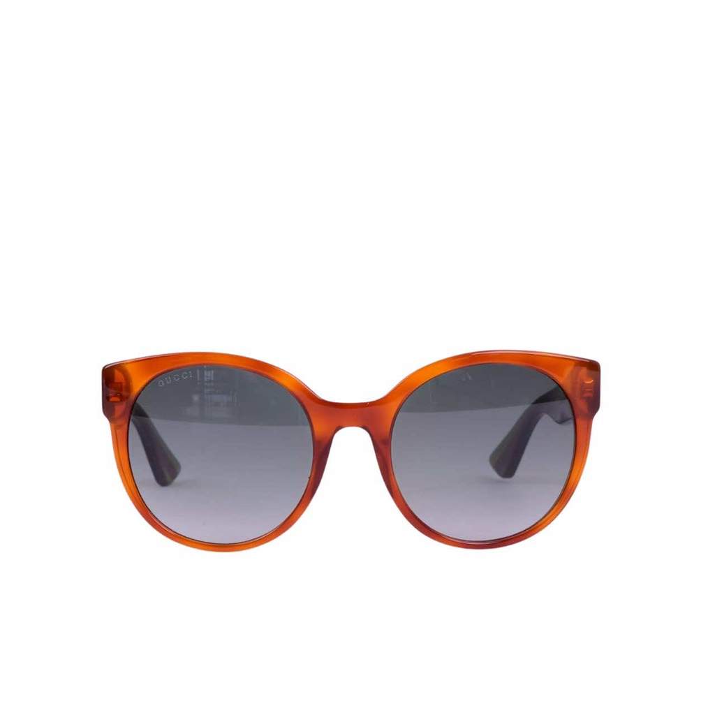 Gucci Avana Sunglasses Brown Plastic Very good - Front View