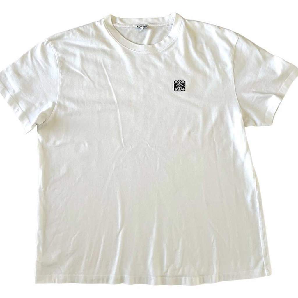 Loewe T-Shirt White Cotton Very good - Front View