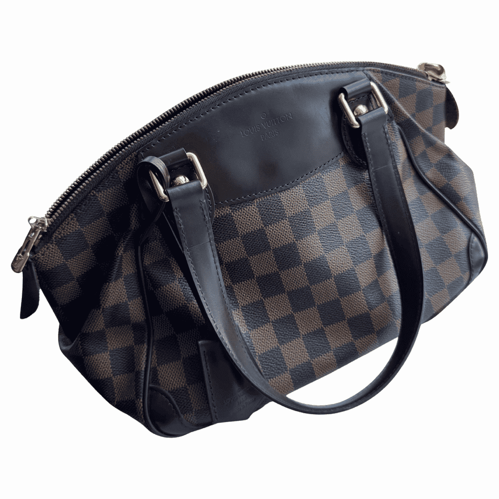 Louis Vuitton Verona Brown Canvas Gold Never worn - Front View