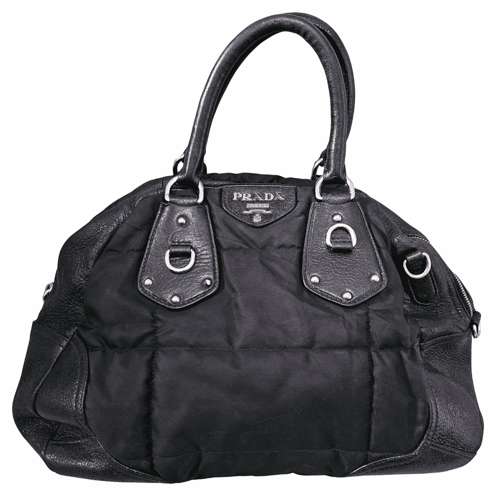 Prada Tessuto Satchel Black Good condition - Front View